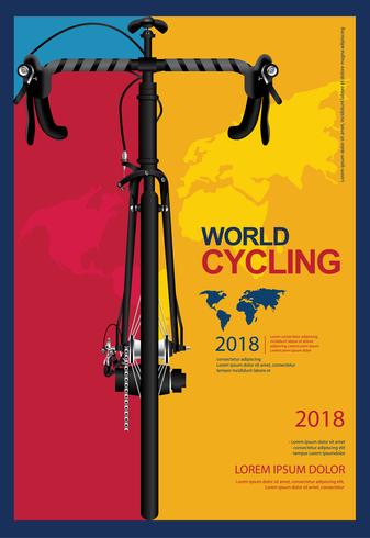 Cycling Poster Vector Illustration