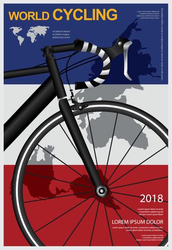 Cycling Poster Design Template Vector Illustration