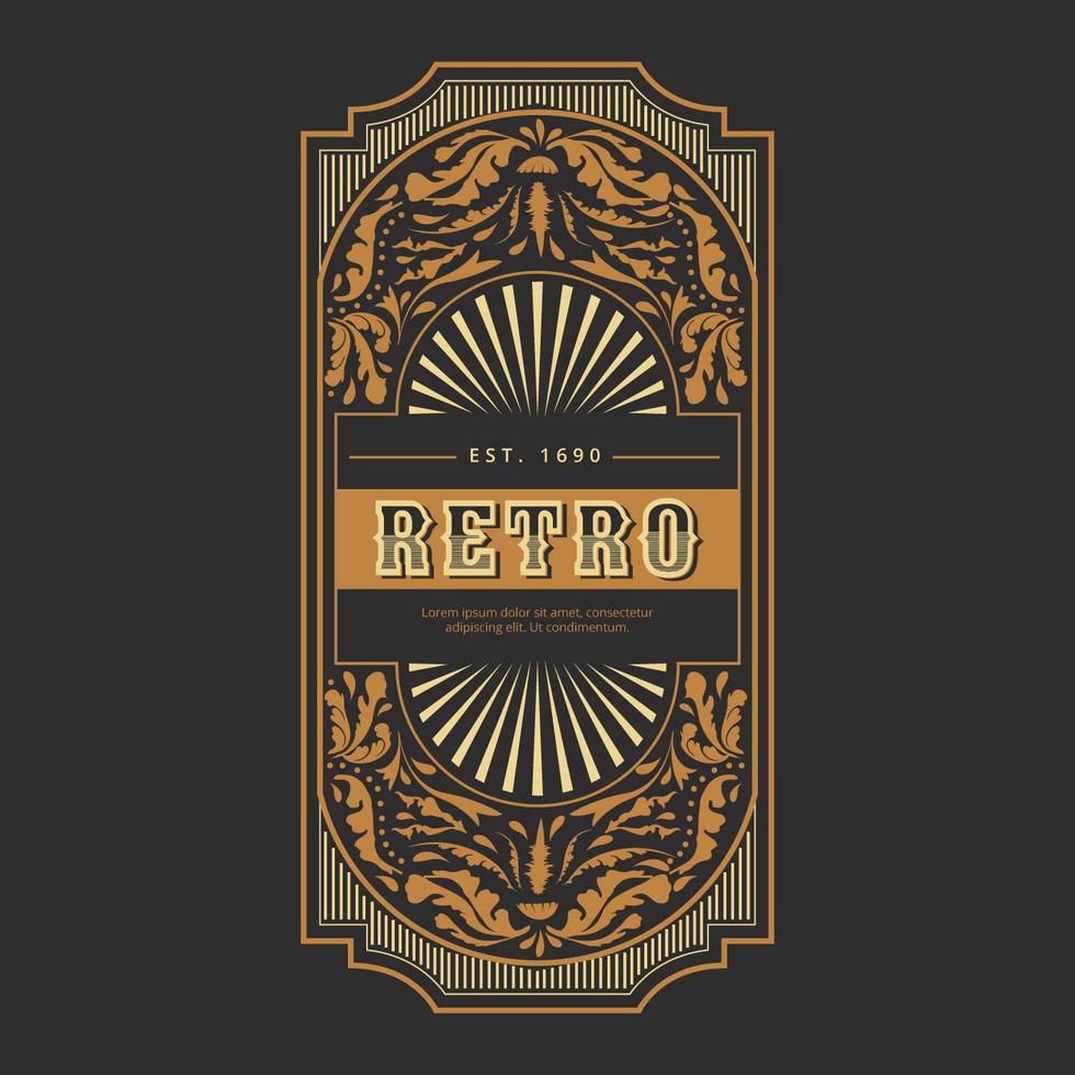 Retro Label Vector Collection 641613 Vector Art at Vecteezy