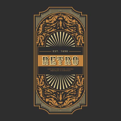 Retro Label Vector Collection