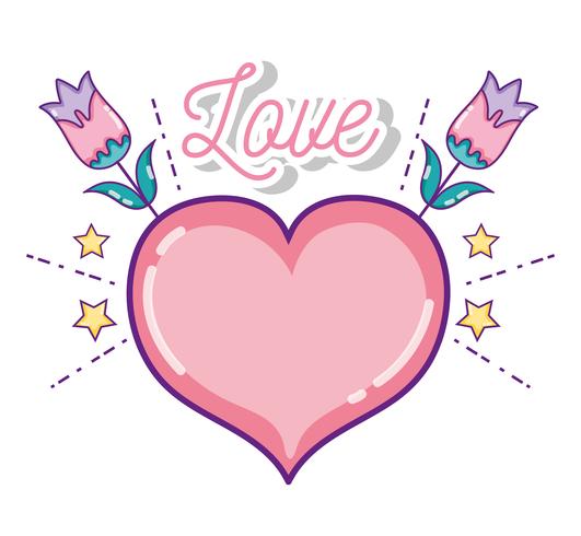 Cute love cartoons vector