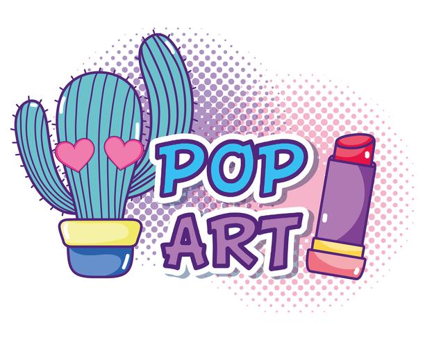 Pop art cartoons vector