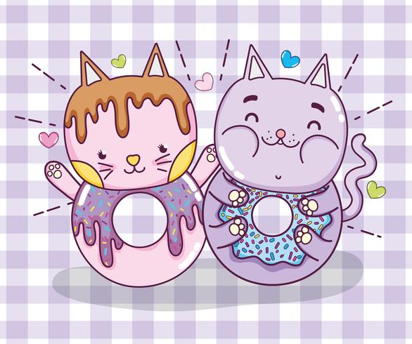 Cute cat cartoon 642206 Vector Art at Vecteezy