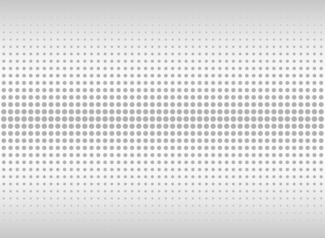 Abstract geometric gradient gray dot pattern background. vector