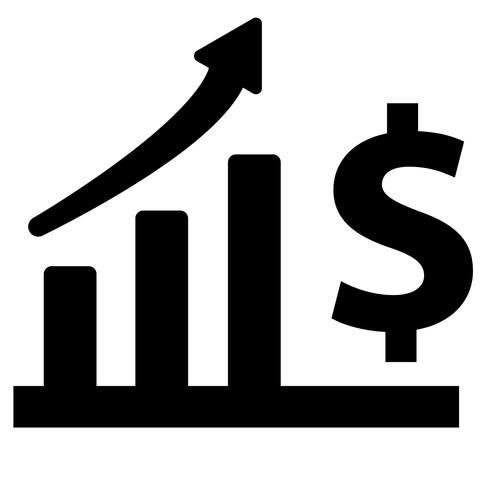 Financial Progress Icon vector