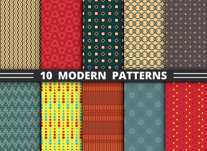 Abstract modern stylish design pattern of geometric colorful set background. vector