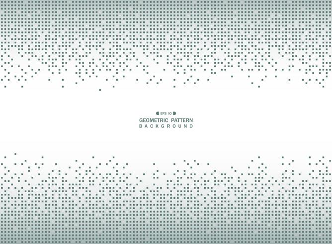 Abstract geometric blue sqaure pattern of big data futuristic background. vector