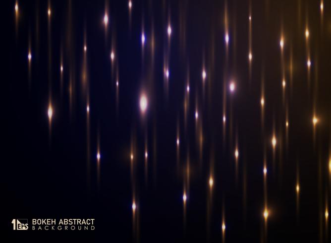 Abstract bokeh of light background with glitters decoration.  vector