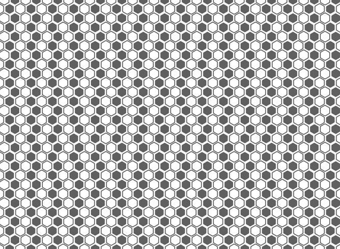 Abstract hexagon pattern grey and white decoration background. illustration vector eps10 