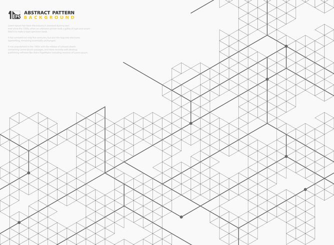 La línea cuadrada moderna abstracta estructura el diseño del modelo de fondo geométrico. ilustración vectorial eps10 vector