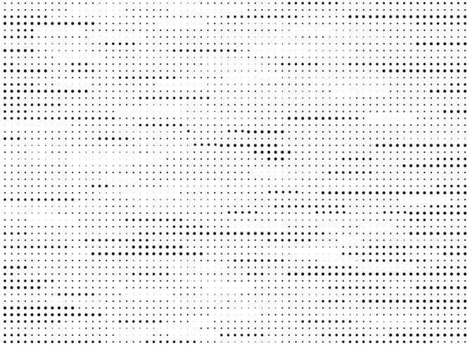 Línea de vector blanco y negro moderno abstracto patrón de puntos textura de semitono. ilustración vectorial eps10