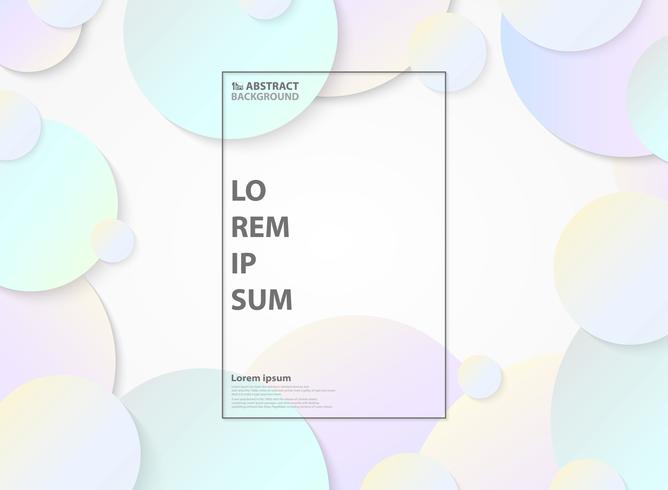Abstract Soft Colorful Circle Pattern Shape Design Decoration Background Illustration Vector Eps10 Download Free Vectors Clipart Graphics Vector Art