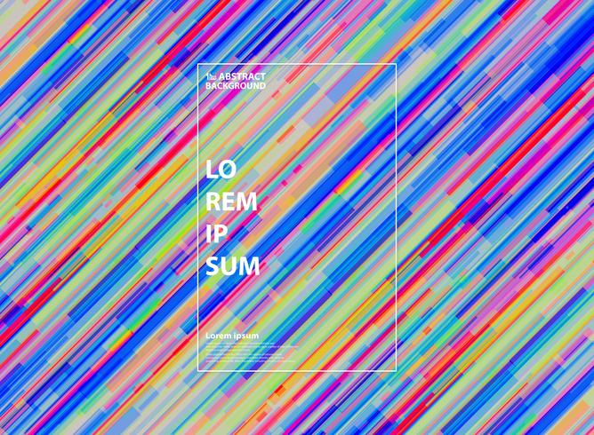 Abstract Colorful Stripe Line Pattern Design Background With Copy