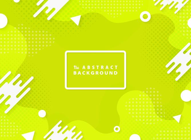 Abstract vivid green color vector design geometric element background. illustration vector eps10