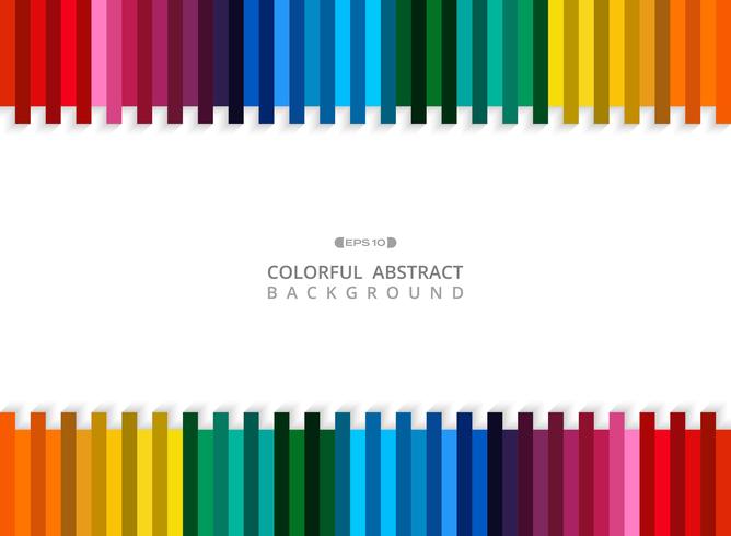 Abstract of colorful stripe line background with copy space. vector