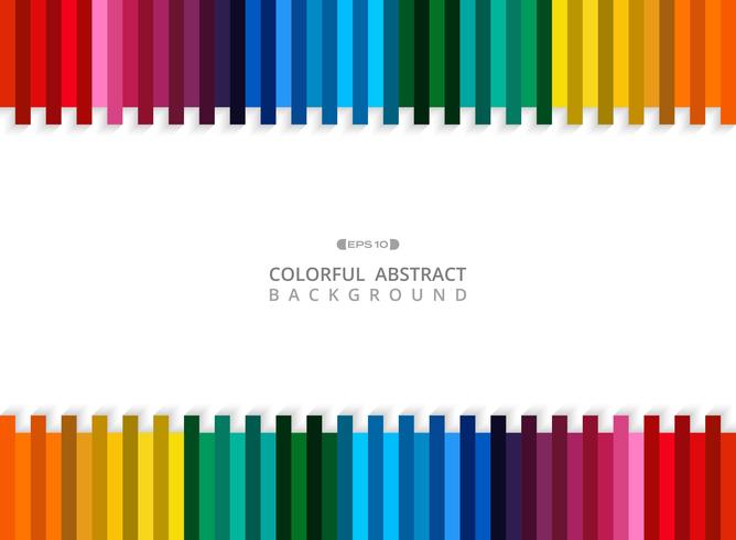 Abstract of colorful stripe line background with copy space. vector