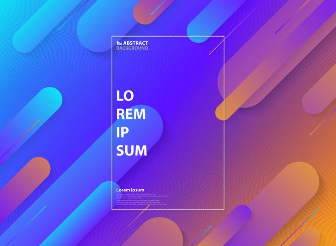 Abstract Colorful Of Minimal Geometric Pattern Design With Halftone Background Download Free Vectors Clipart Graphics Vector Art