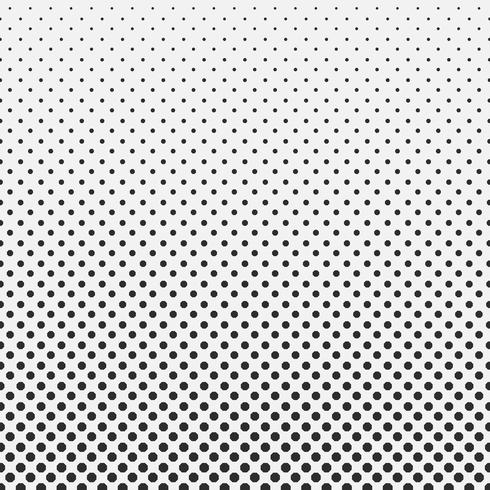 Abstract hexagon halftone pattern background black and white. vector