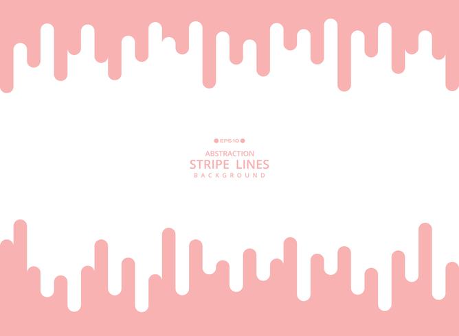 Abstract modern background of pink living coral color stripe line geometric pattern. Using for poster, brochure, ad, art design.  vector