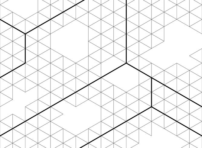 Abstract Hexagon Outlines Black Color Of Modern Pattern Decoration