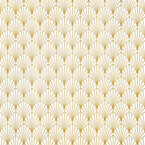 Abstract gold art deco pattern luxury design background. You can use for premium background, ad, poster, cover design, presentation.  vector