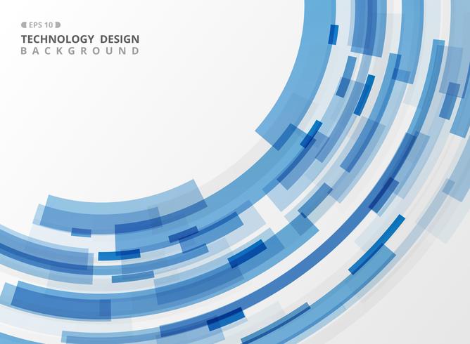 Tecnología abstracta raya azul línea de fondo geométrico. vector