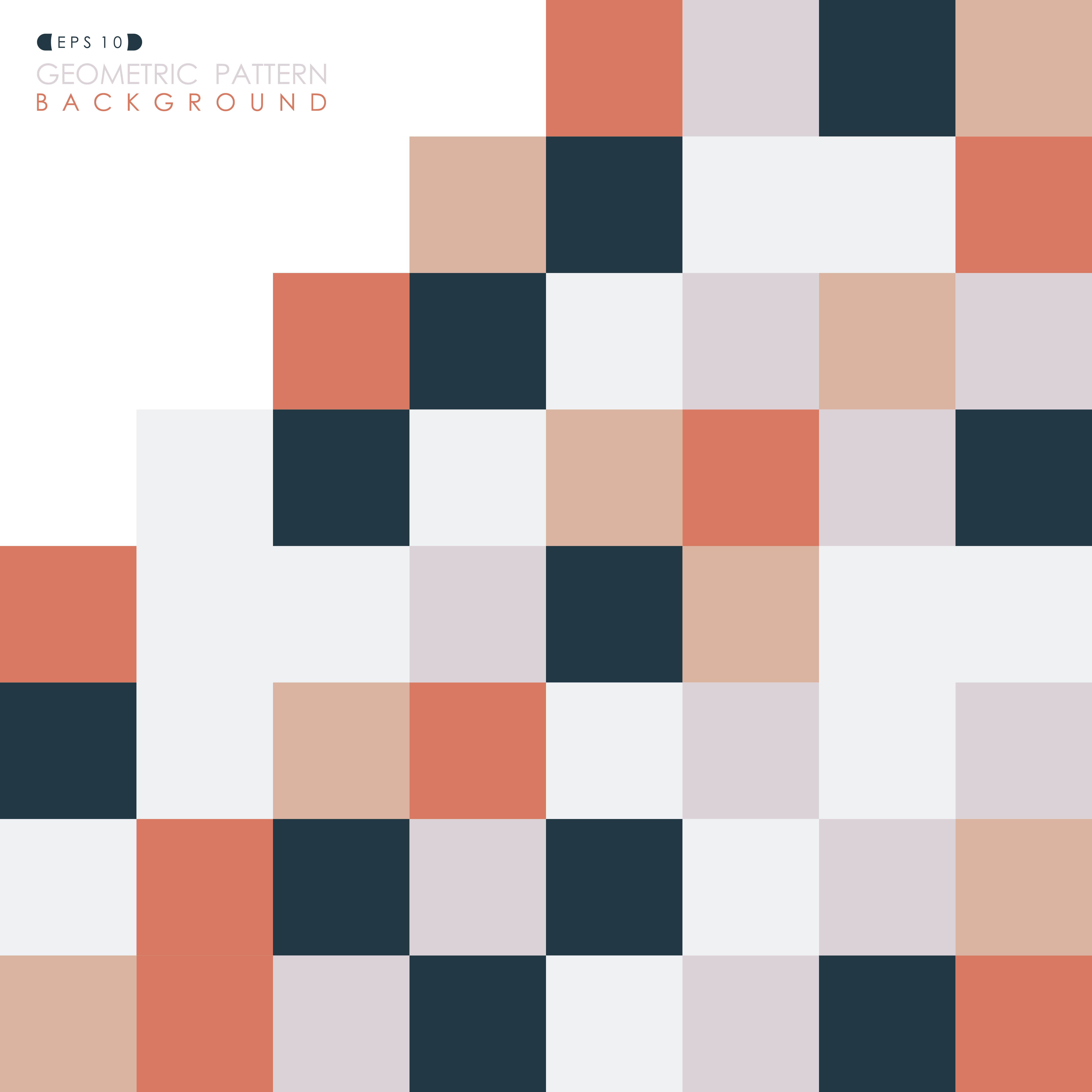 Abstract of square pattern geometric background of business tone