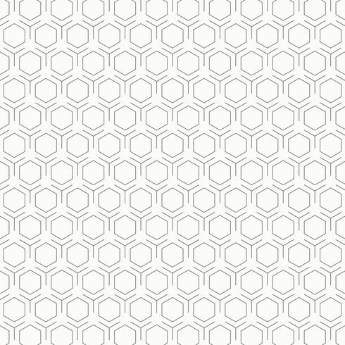 Abstract vintage black and white hexagon pattern design background. illustration vector eps10