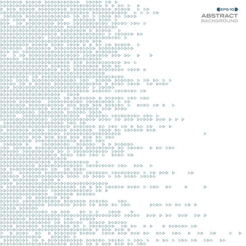 Resumen de la línea de tecnología de triángulo azul patrón de fondo. vector