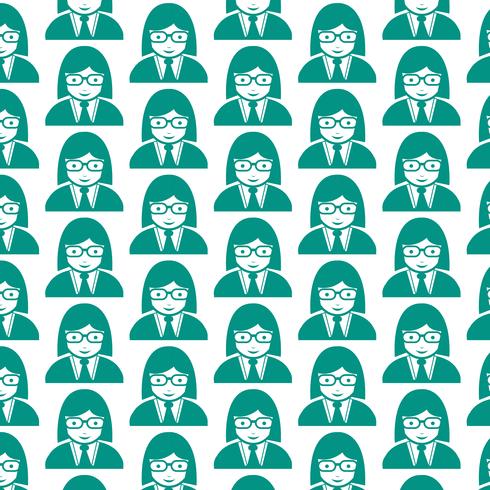 Pattern background people user icon vector