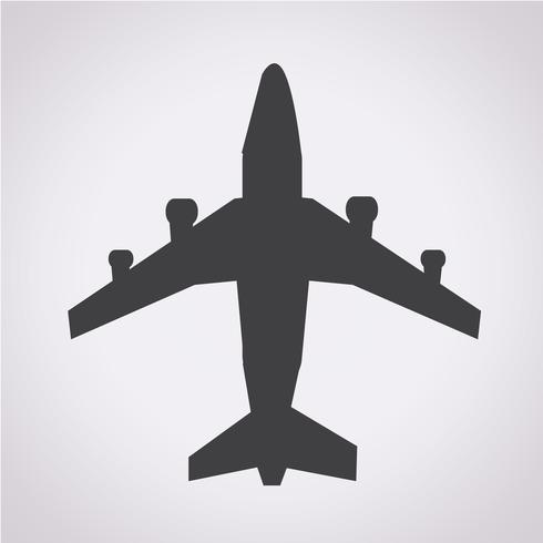 Plane Icon  symbol sign vector