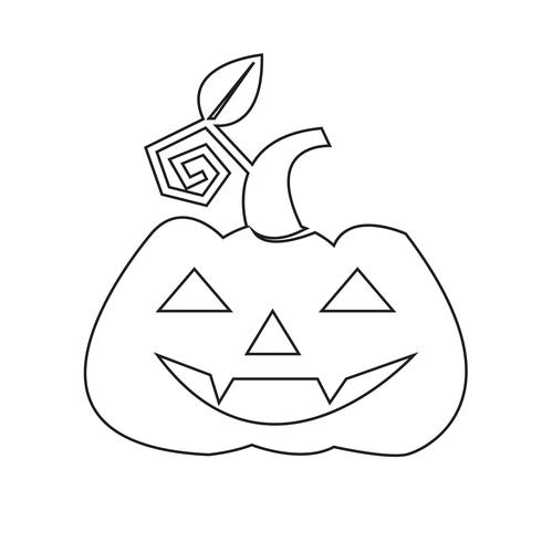 Icono de calabaza de halloween vector