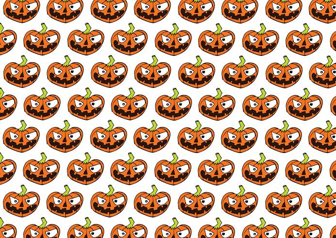 Fondo de calabaza de Halloween vector