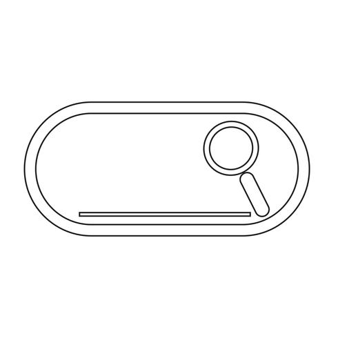 search bar icon vector