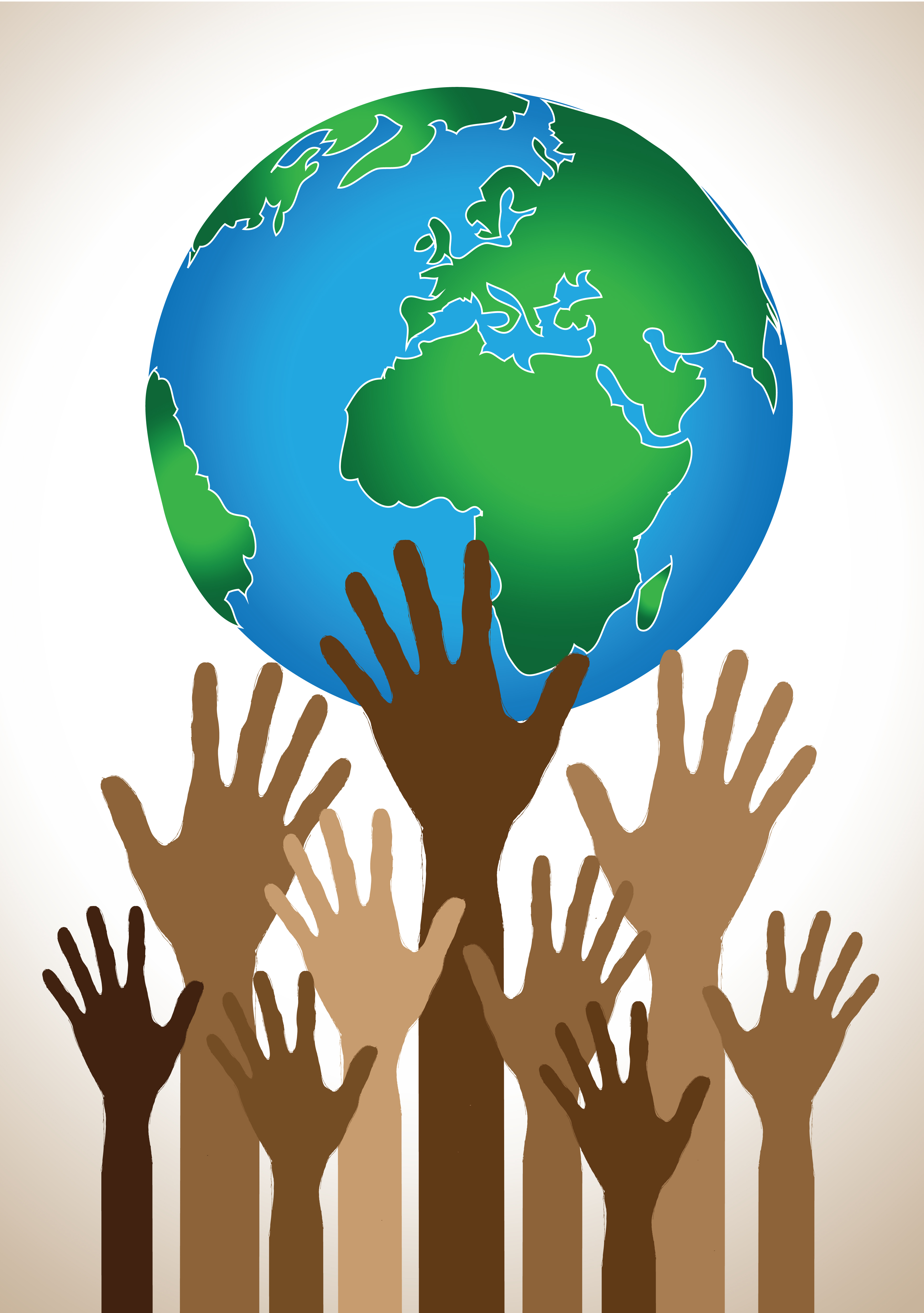 Hand Holding World and globe hands idea 643271 Vector Art at Vecteezy