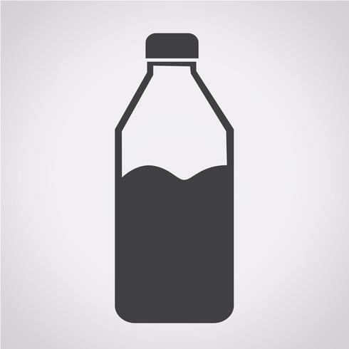 water bottle icon vector