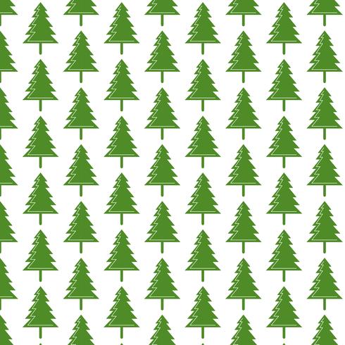 Pattern background christmas tree icon vector