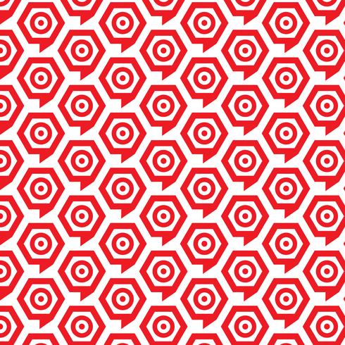 Pattern background target bubble icon vector