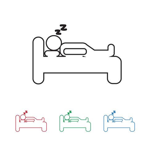 Sleep Icon  symbol sign vector