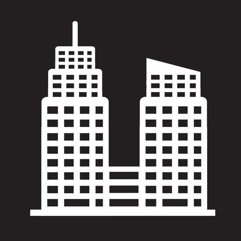 Icono de edificio de oficinas vector