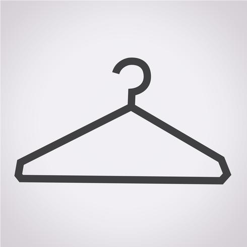 Clothes Hanger Icon  vector