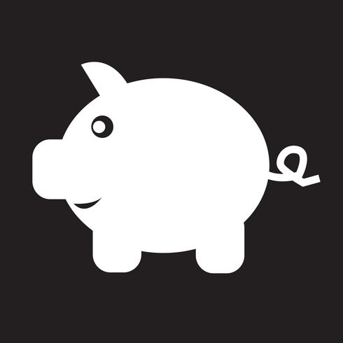 Piggy Bank Icon vector