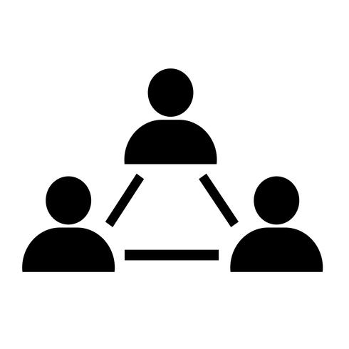 people network icon vector