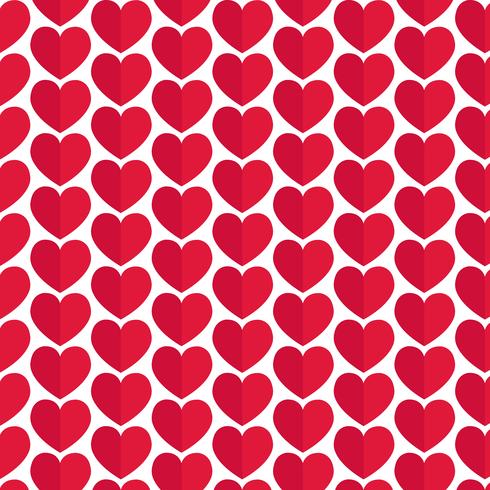 Fondo del patrón icono del corazón del amor vector