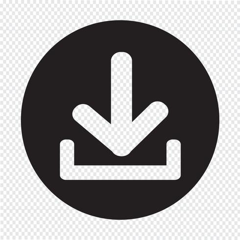 Download icon Upload button vector