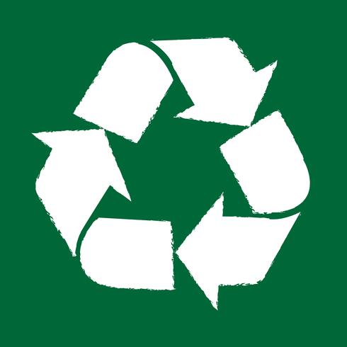 Recycle sign  symbol sign vector