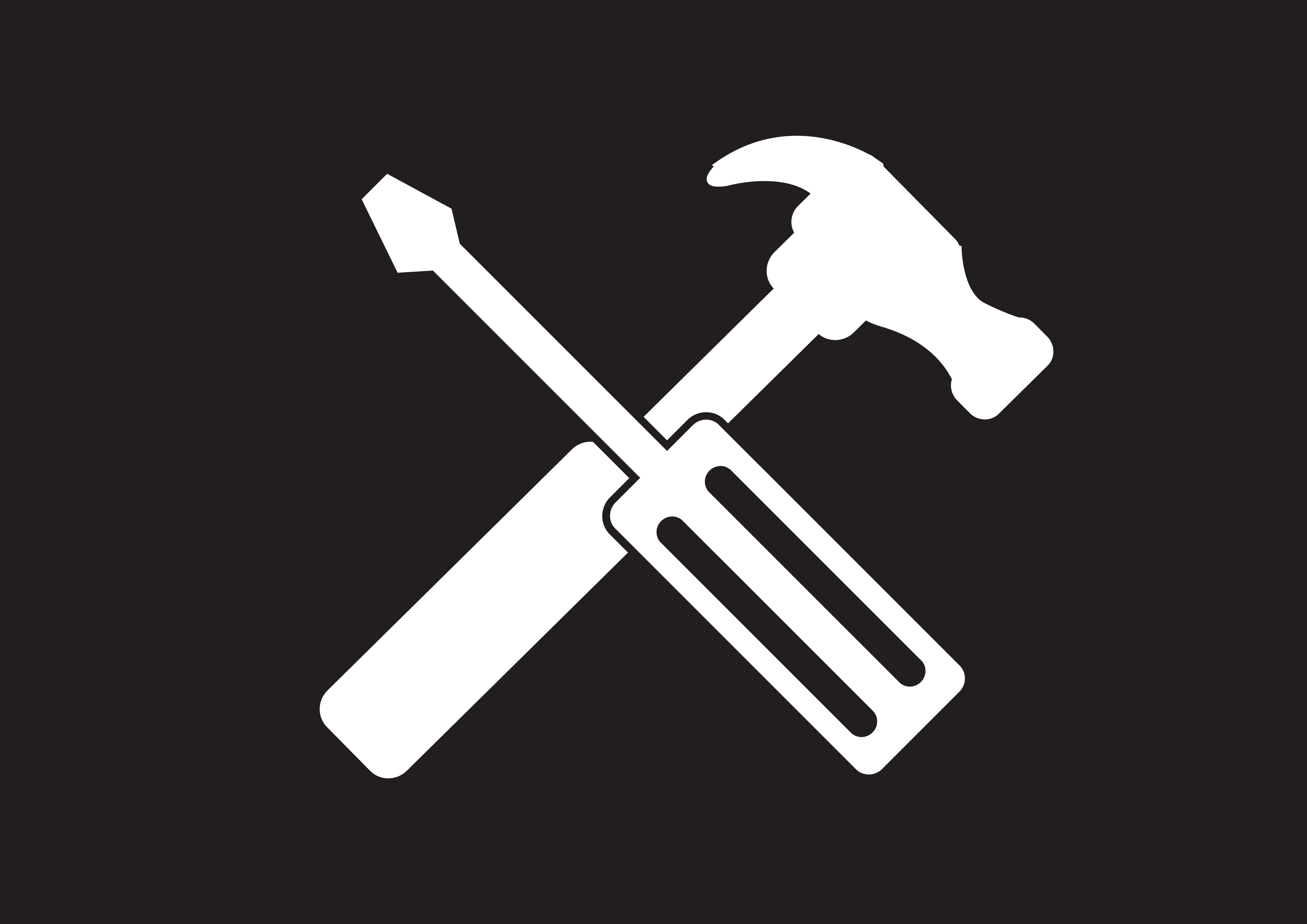 Tools and Hammer icon 643730 Vector Art at Vecteezy
