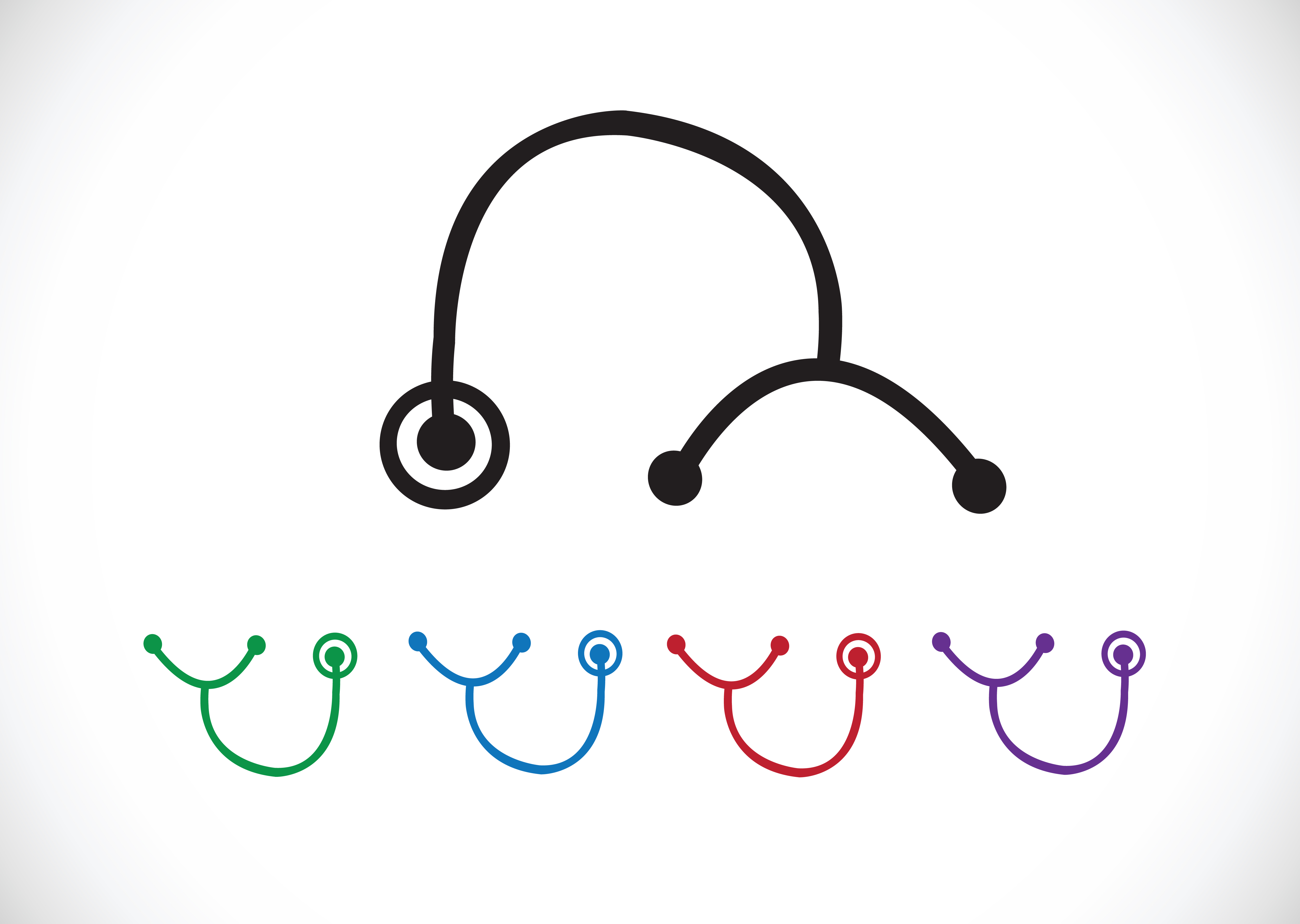stethoscope icons Symbol Sign 643763 Vector Art at Vecteezy