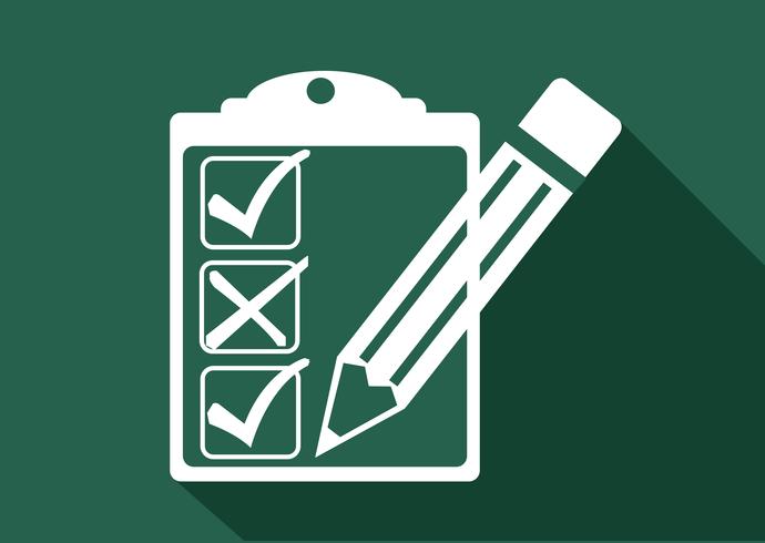 checklist icon  Symbol Sign vector