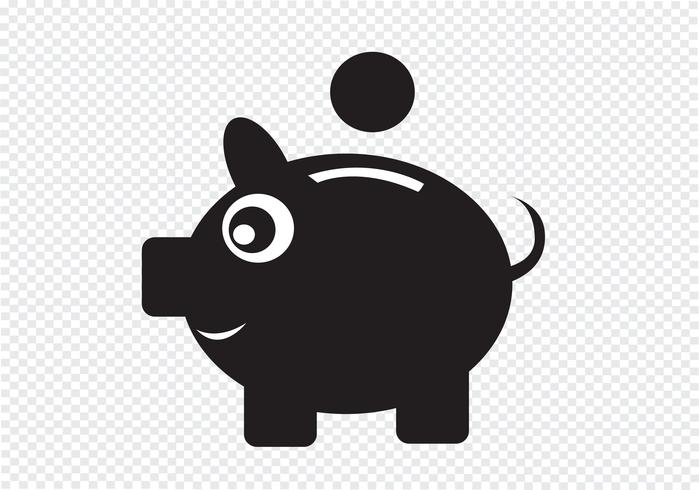 Piggy bank  Symbol Sign vector